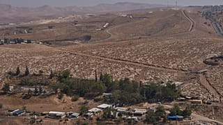 View of an area in the E1 zone near Maale Adumim in the occupied West Bank, 8 September, 2026