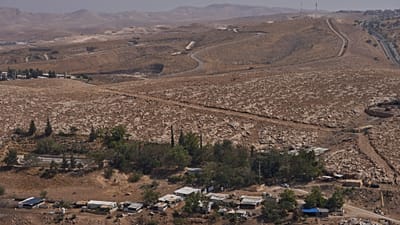 View of an area in the E1 zone near Maale Adumim in the occupied West Bank, 8 September, 2026