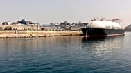An LNG carrier at the Revithoussa LNG terminal in Greece.