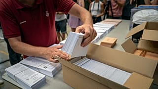 Papeletas de votación españolas. Archivo 