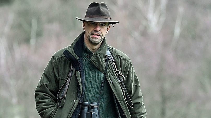 Deutscher Jäger in Stollberg auf der Jagd