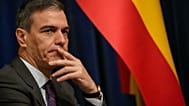 El presidente del Gobierno español, Pedro Sánchez, durante una reunión en Liubliana, Eslovenia, el 16 de abril de 2024.