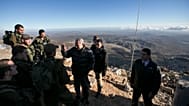بازدید نتانیاهو از کوه هرمون در سال ۲۰۱۵