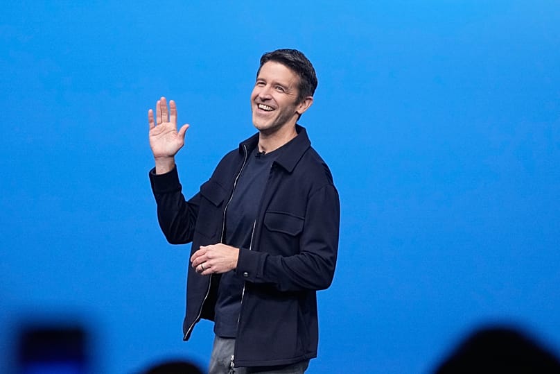 Apple-CEO John Ternus spricht am Mittwoch, 9. September 2026, in Cupertino, Kalifornien, während der Präsentation neuer Produkte. (AP Photo/Jeff Chiu)