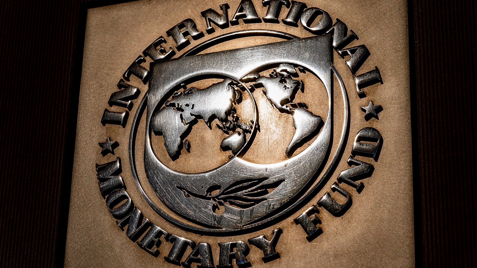 Das IWF-Logo am Hauptsitz in Washington