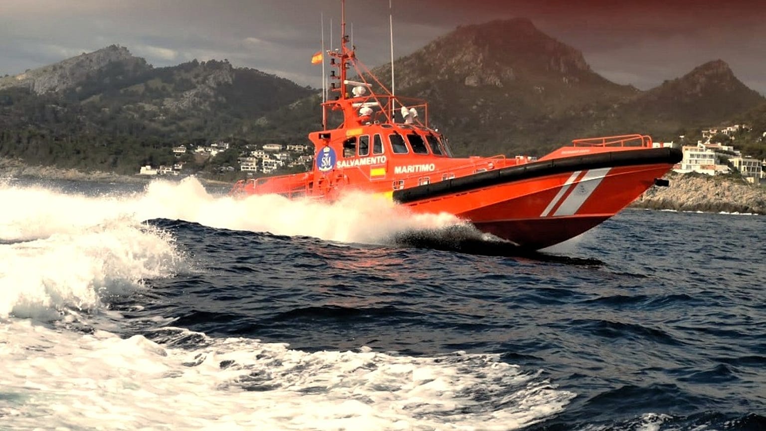 Una lancha de Salvamento Marítimo