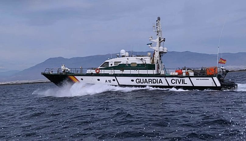 La patrullera Río Guadiana, perteneciente al Servicio Marítimo de la Guardia Civil (SEMAR).