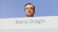 Former Italian Prime Minister Mario Draghi attends a news conference at the ECB headquarters in Frankfurt, Germany, Thursday, Oct. 26, 2017.