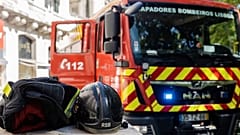 Viatura e equipamento do Regimento Sapadores Bombeiros de Lisboa