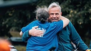 Leif-Erik Holm bei einem Wahlkampftermin