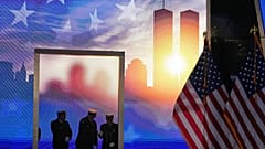 Victims and first responders from Sept. 11 are honored at the Republican convention, Thursday, Sept. 10, 2026, in Dallas.