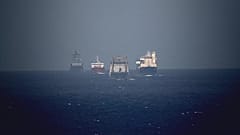 Four Russian ships belonging to the Syrian express
