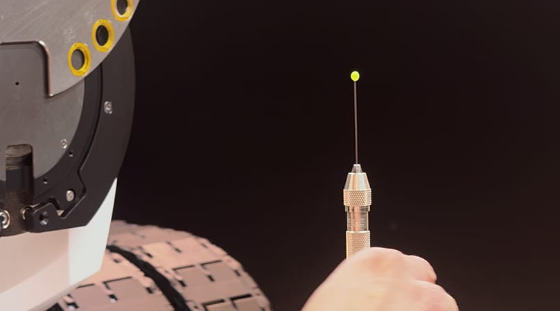 Die Brennstoffkügelchen sind nur vier Millimeter groß.