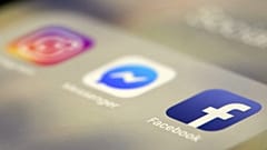 Social media apps on a smartphone.