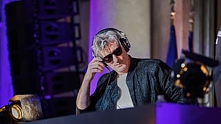 Kavinsky at the Fête de la musique in the courtyard of the Élysée Palace in Paris on Thursday, 21 June 2018.