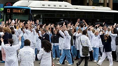 Paro médico en Madrid, imagen de archivo 2025