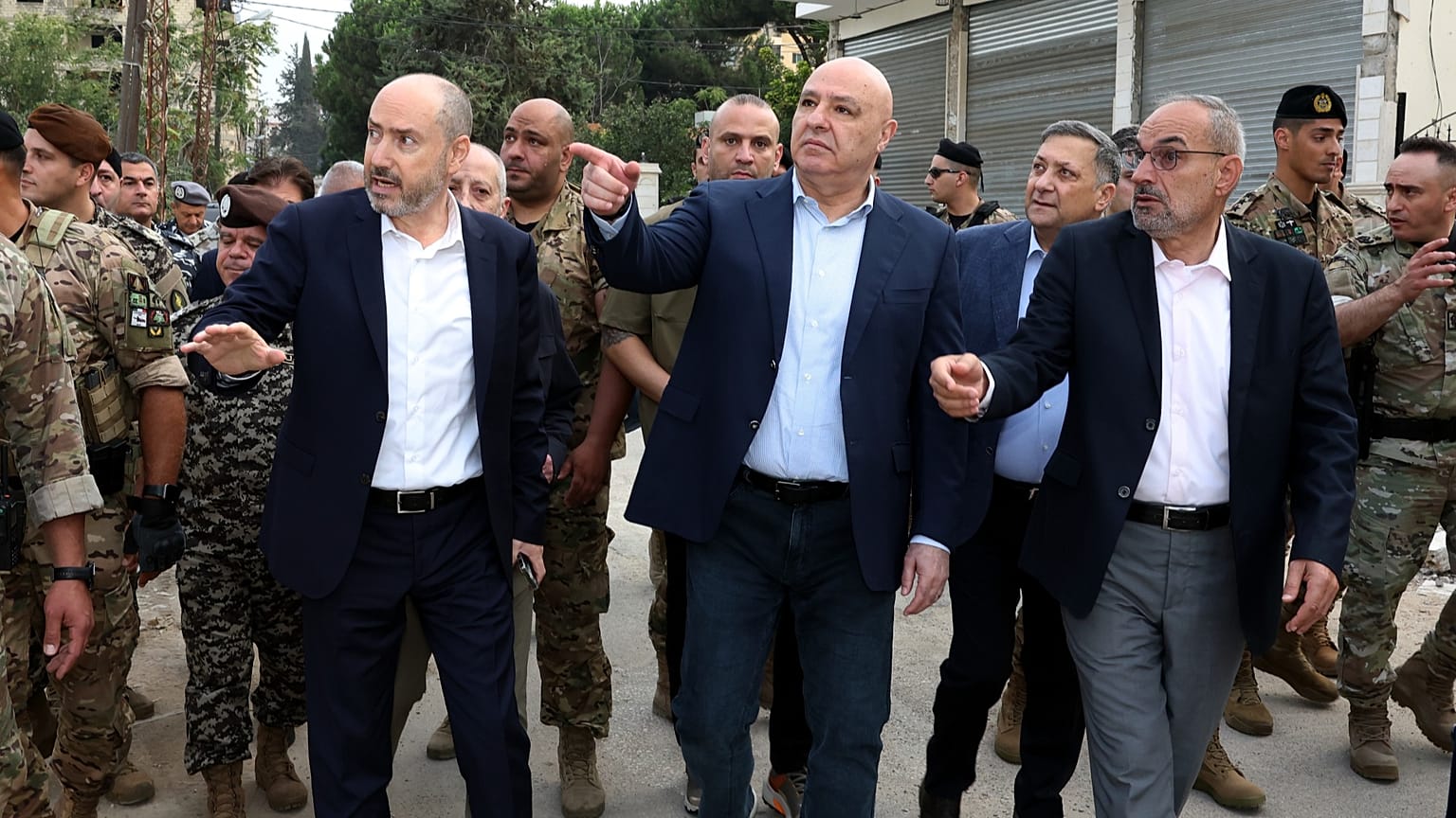 جوزف عون، رئیس جمهوری لبنان و هیات همراه