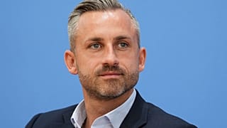 AfD-Spitzenkandidat für die Landtagswahl in Sachsen-Anhalt, Ulrich Siegmund, nimmt am 7. September 2026, an einer Pressekonferenz teil.