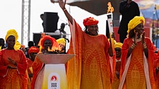 Olympic flame arrives in Senegal ahead of Africa's first ever Olympic sporting event