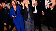 Sozialdemokratin Magdalena Andersson am Wahlabend in Stockholm