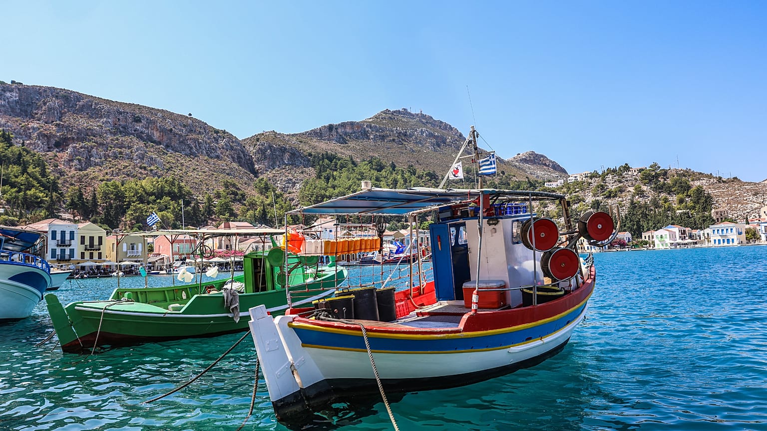  Βάρκες στο λιμάνι του Καστελλόριζου, Σάββατο 13 Σεπτεμβρίου 2025
