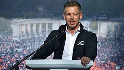 Péter Magyar's countrywide tour stop in Veszprém on Saturday, 12 September 2026.