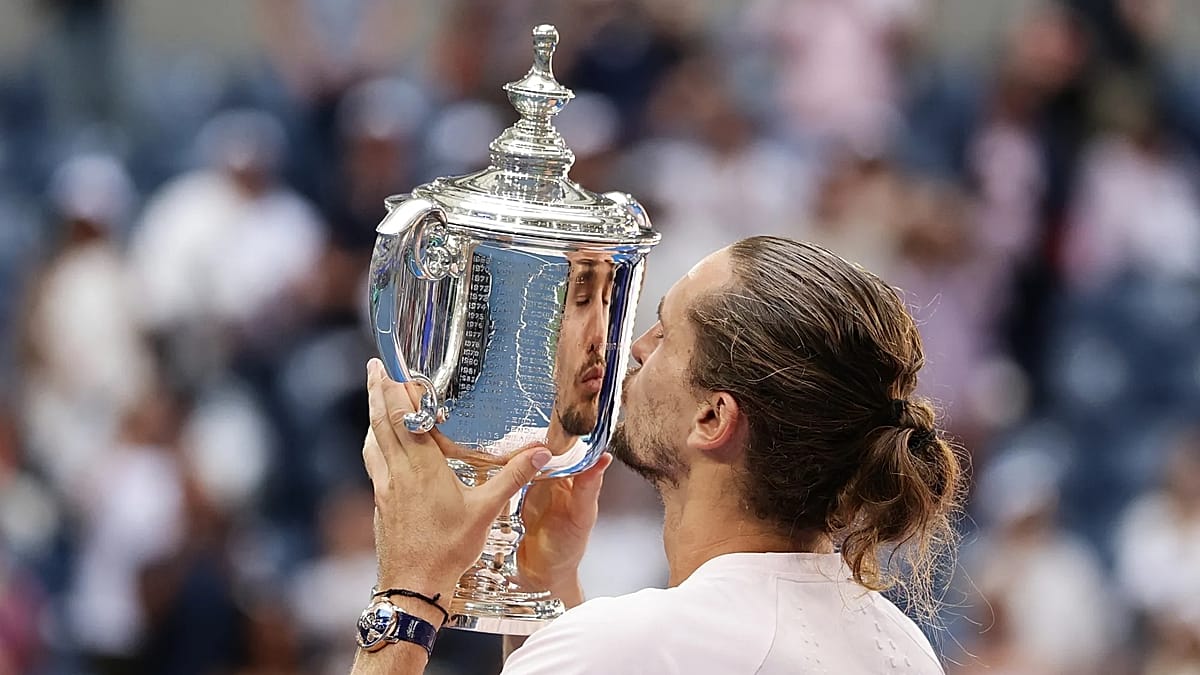 Germany's Alexander Zverev beats Ben Shelton to win the US Open title
