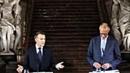 German Chancellor Friedrich Merz and French President Emmanuel Macron hold a press conference following the Franco-German Ministerial Council in Germany, July 17, 2026.