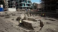 Unearthed ruins of mystery Roman building