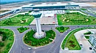 Dr António Agostinho Neto International Airport, near Luanda.