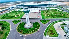 Dr António Agostinho Neto International Airport, near Luanda.