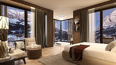 El hotel The First Cortina de The Pavilions Hotels & Resorts abre en Cortina d’Ampezzo a comienzos de diciembre