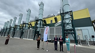 Az új hibrid erőmű megnyitója Csepelen