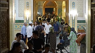 A night street in Bukhara
