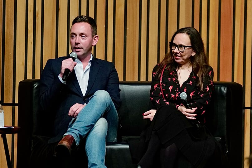 Ragnar Jónasson y Yrsa Sigurðardóttir.