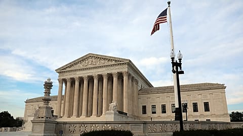 The U.S. Supreme Court is photographed, on Thursday, June 25, 2026, in Washington. (AP Photo/Rahmat Gul)