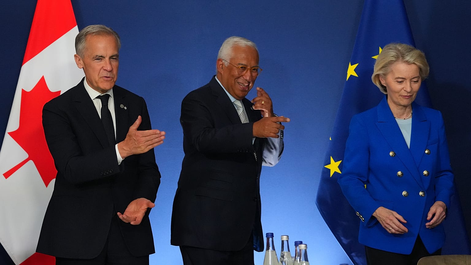 Kanada és az EU vezetői