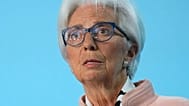  File - President of European Central Bank, Christine Lagarde, addresses the media during a press conference in Frankfurt, Germany, 17 April 2025.