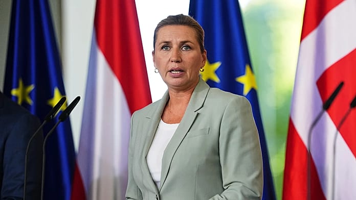 Danish PM condemns Russian flare attack on helicopter as 'reckless'