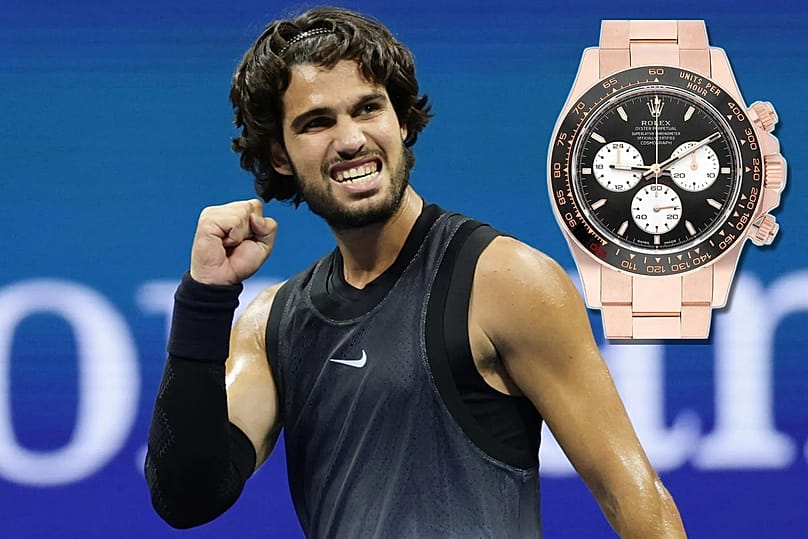 Nincs itt mibe belekötni a szerelést illetően: Carlos Alcaraz Rolex Daytona „Le Mans” órája inkább a Rolex-rajongókat hozta lázba.