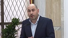 Miguel Ángel Pérez Triano, delegado del Gobierno en Ceuta, durante una comparecencia pública.