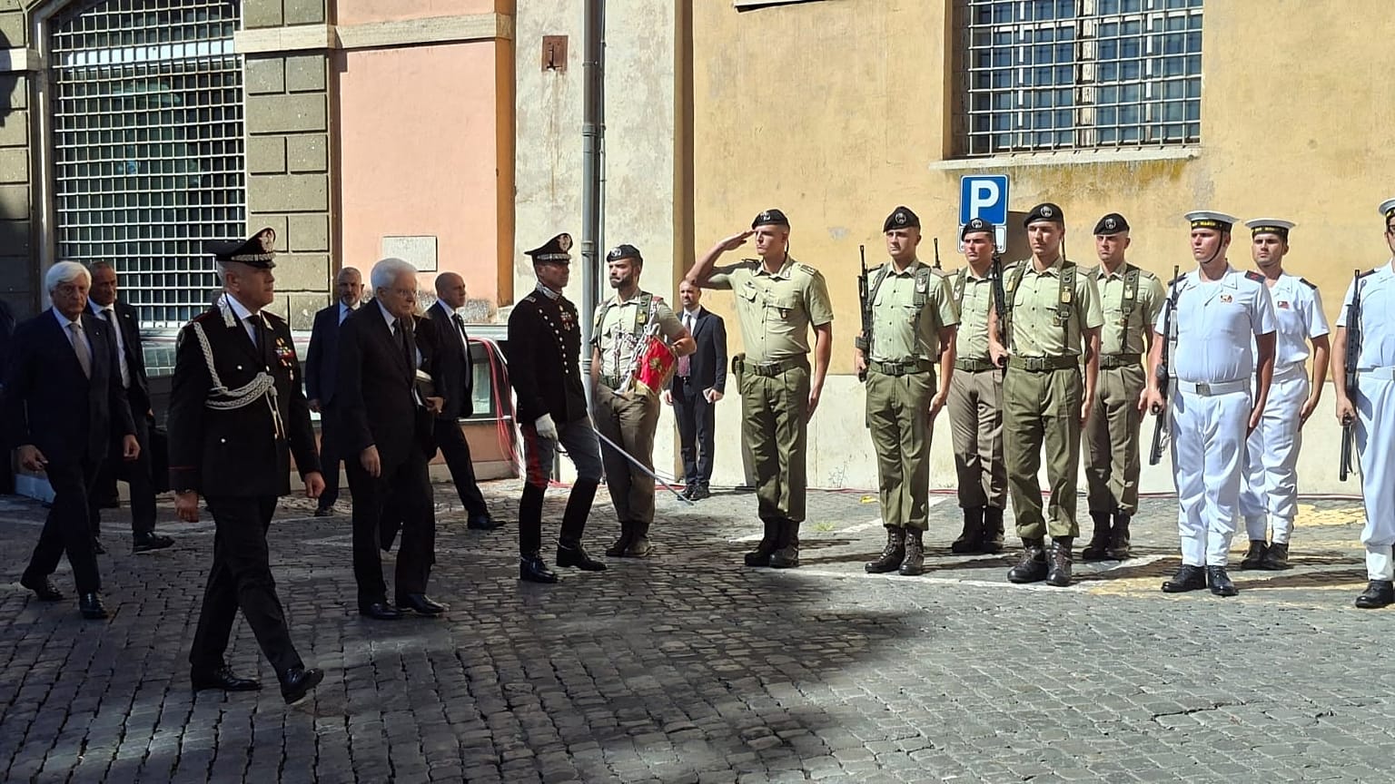 Il presidente Mattarella ai funerali di Stato di Emma Bonino a Roma