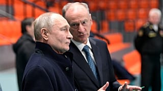 Prezydent Rosji Władimir Putin i były szef FSB -  Nikołaj Patruszew.