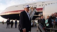 President Donald Trump speaks with reporters before boarding Air Force One at Shannon Airport, Sunday, Sept. 13, 2026, in Shannon, Ireland.