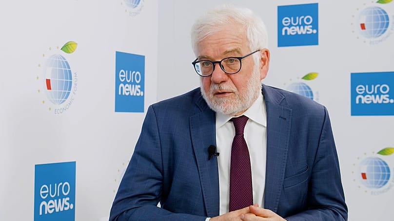 Jacek Czaputowicz w programie "12 minut" w Euronews