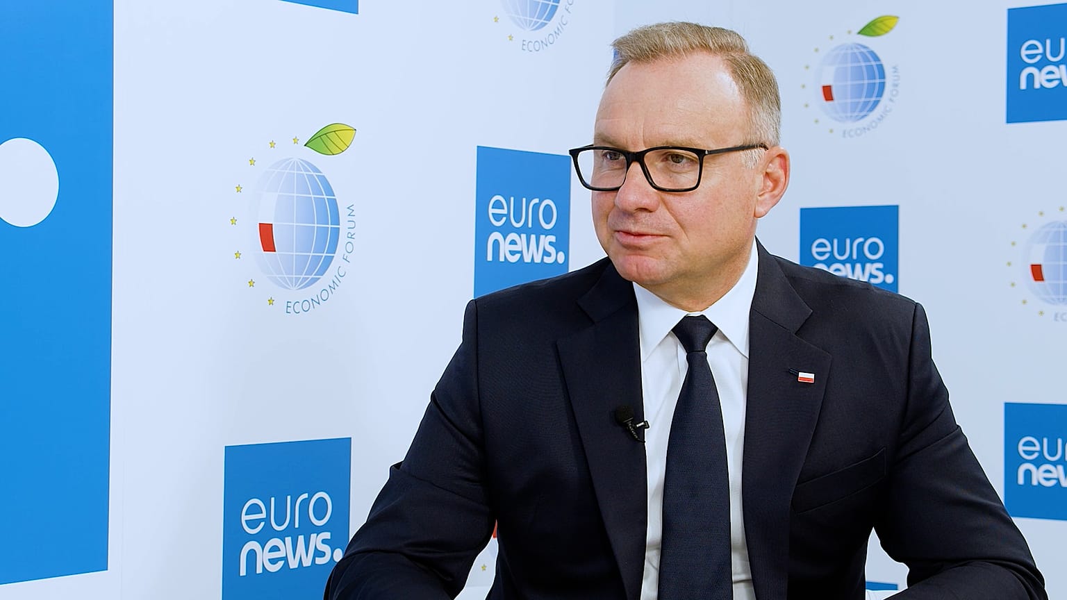 Były prezydent Polski w latach 2015–2025 w rozmowie z Euronews. 09.09.2026 r.