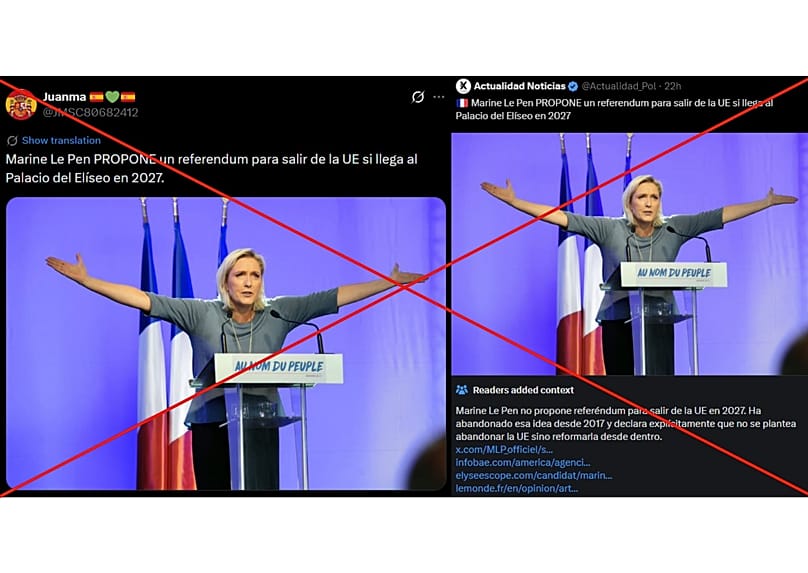 Some of the posts making the claims about the Frexit vote.