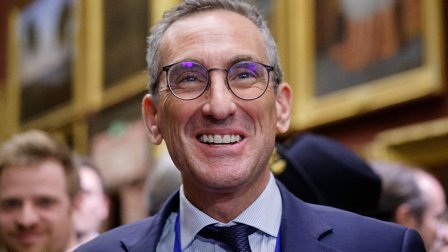 Le diplomate français Aurélien Lechevallier assiste à l'événement "Destination France", à Chantilly, le 11 avril 2024.