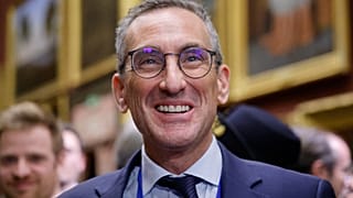 Le diplomate français Aurélien Lechevallier assiste à l'événement "Destination France", à Chantilly, le 11 avril 2024.