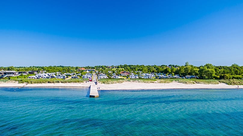 Das Insel-Camp Fehmarn bietet direkten Zugang zur Ostsee.